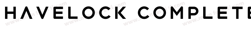Havelock Complete Bo字体转换